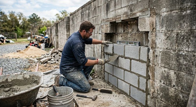 Block Wall Repair in Platte City, MO
