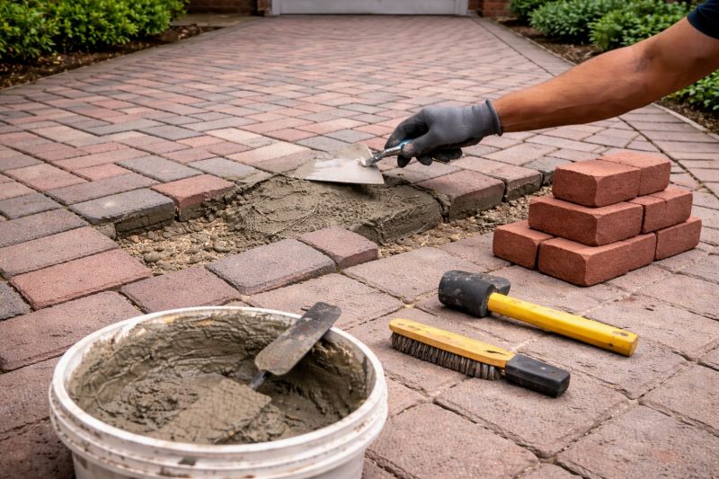 Brick Hardscape Repair in Kansas City, KS