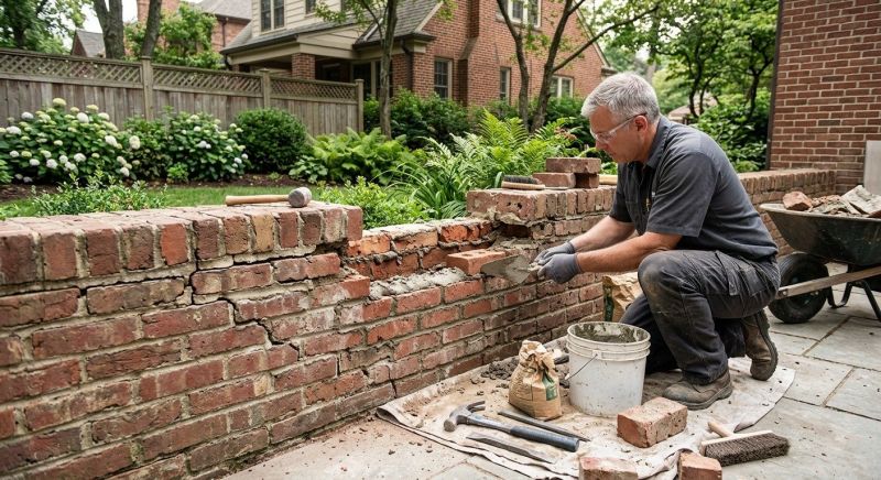 Brick Wall Repair in Clay County, MO