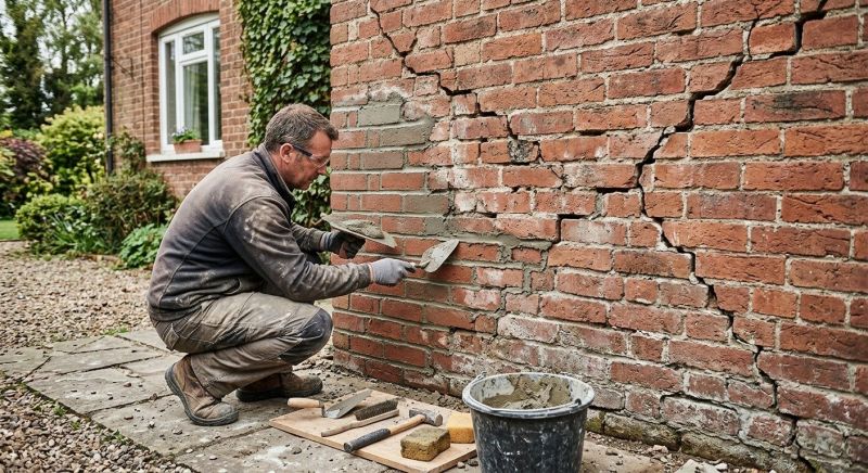 Brick Wall Repair in Linwood, KS