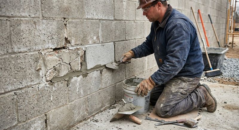 Brick Wall Repair in Olathe, KS