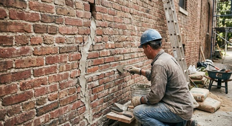 Brick Wall Repair in Platte County, MO