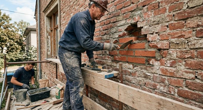 Brick Wall Repair in Prairie Village, KS