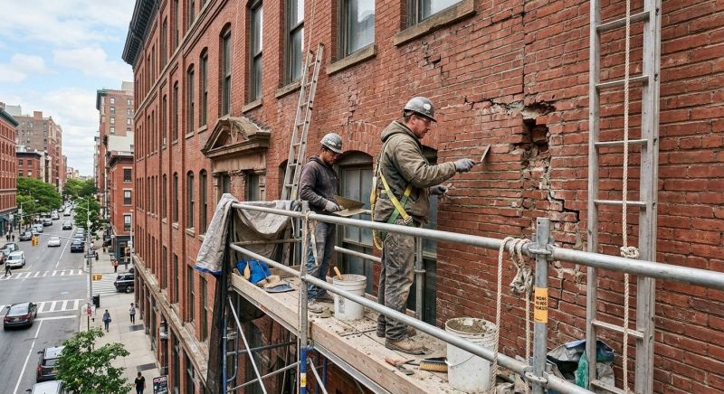 Commercial Masonry Repair in Johnson County, KS