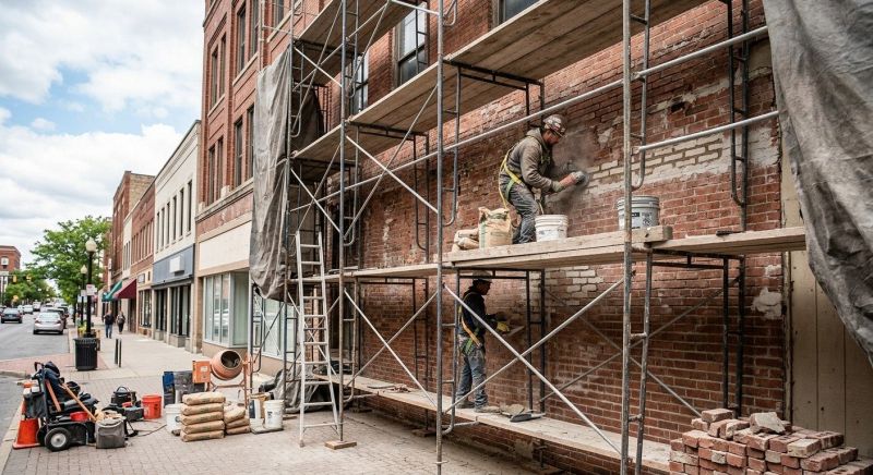 Commercial Masonry Repair in Leavenworth County, KS