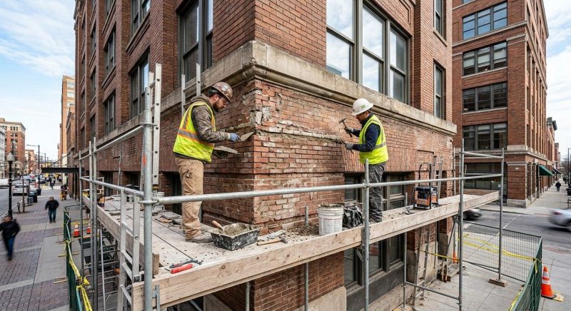 Commercial Masonry Repair in Leawood, KS