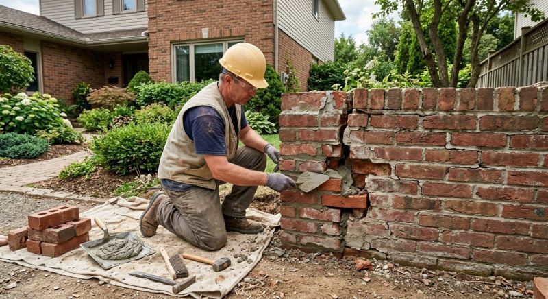 Masonry Wall Repair in Kansas City, KS