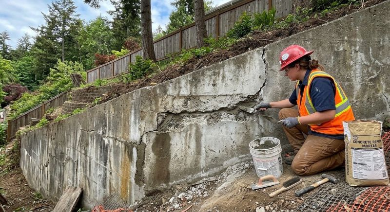 Retaining Wall Repair in Blue Springs, MO