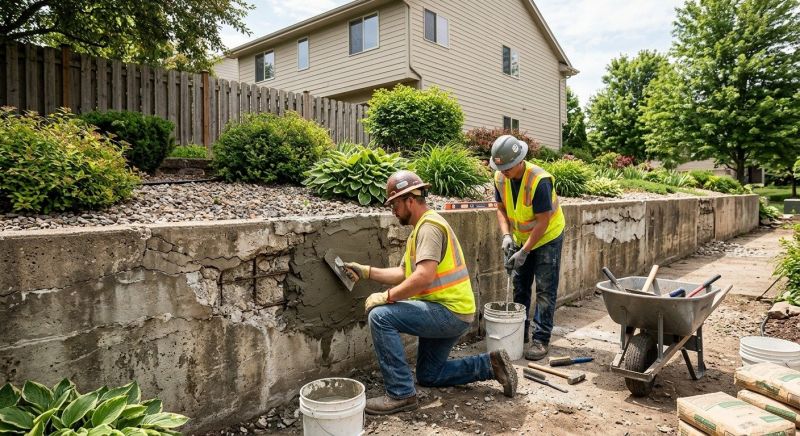 Retaining Wall Repair in Cass County, MO