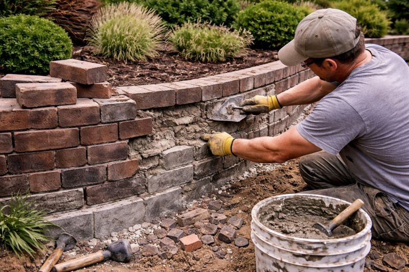 Retaining Wall Repair in Leawood, KS