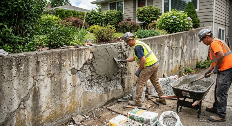 Retaining Wall Repair in Overland Park, KS