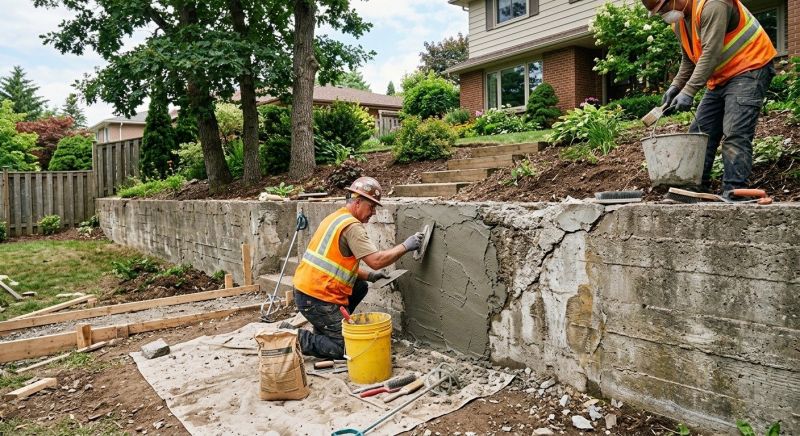 Retaining Wall Repair in Platte County, MO