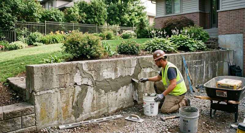 Rock Wall Repair in Kansas City, KS
