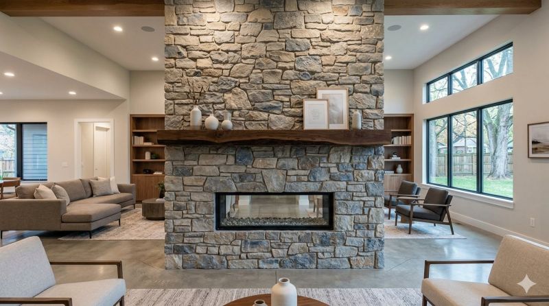 Stone Chimney Installation in Blue Springs, MO