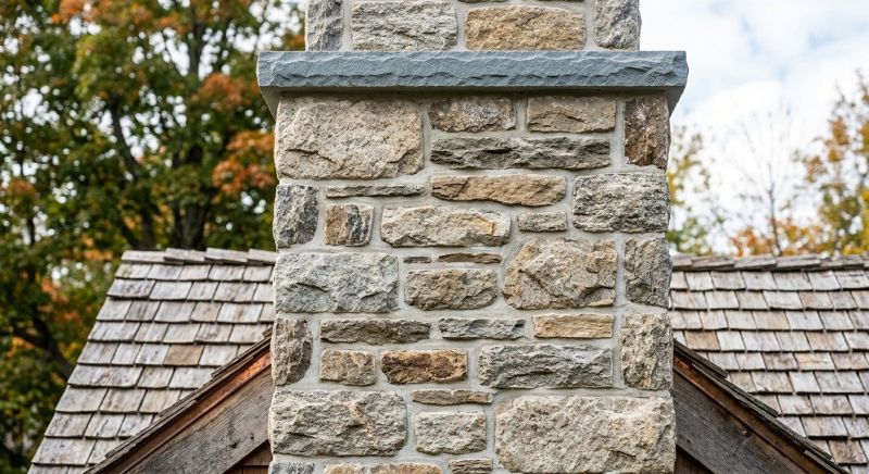 Stone Chimney Installation in Clay County, MO