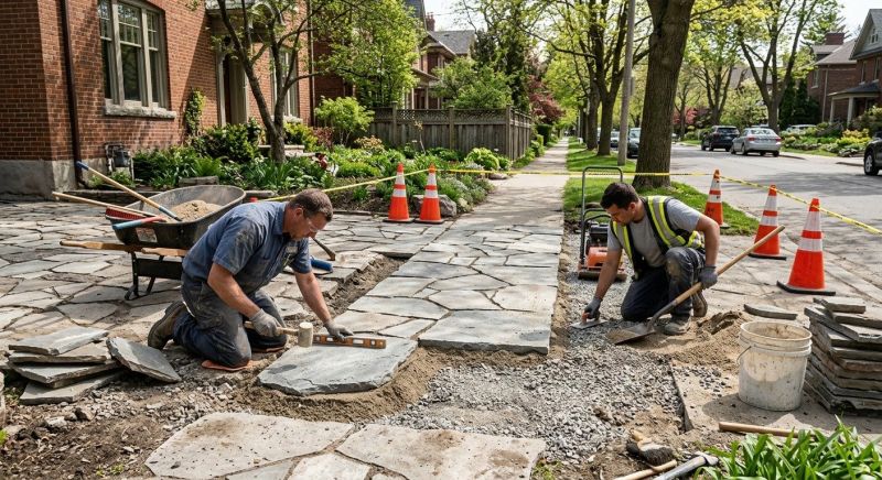 Stone Driveway Repair in Kansas City, KS