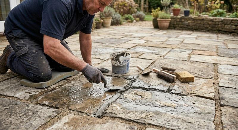 Stone Driveway Repair in Kansas City, KS