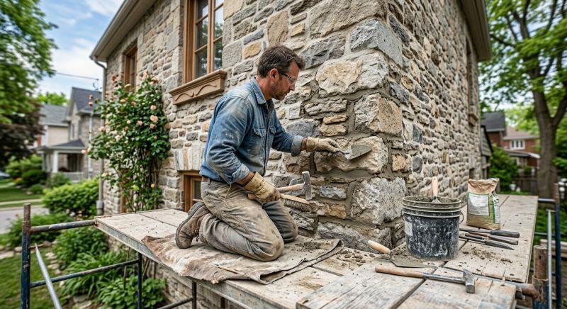 Stone Masonry Repair in Overland Park, KS