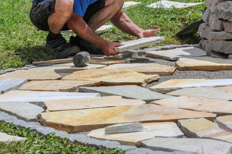 Stone Walkway Repair in Kansas City, KS