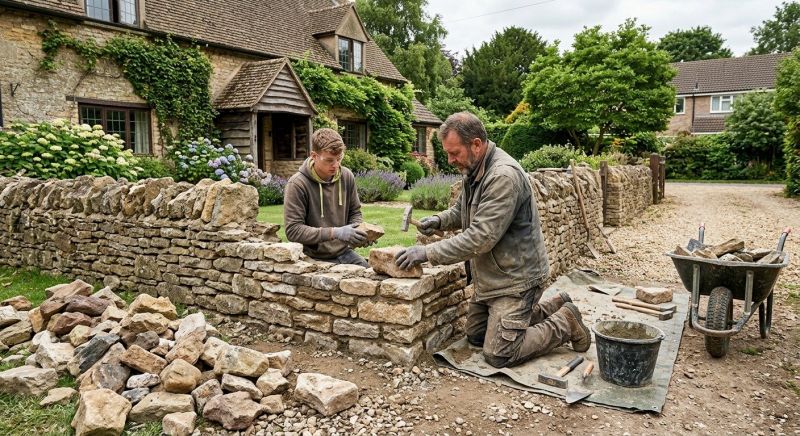 Stone Wall Repair in Belton, MO