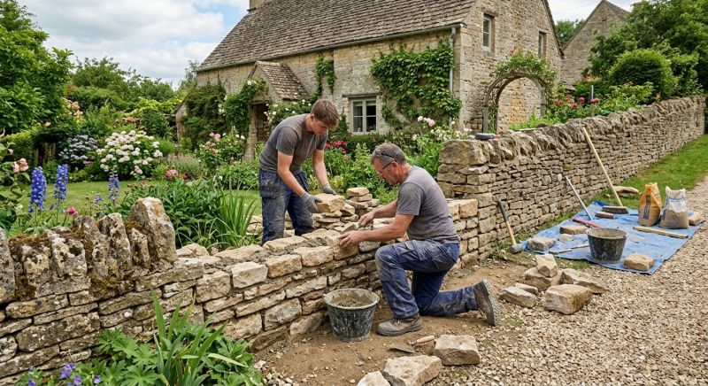 Stone Wall Repair in Leavenworth County, KS