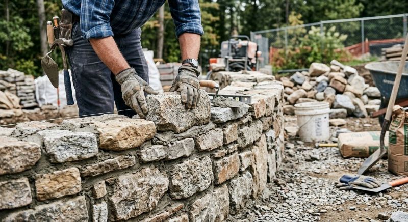 Stonework Installation in Shawnee, KS